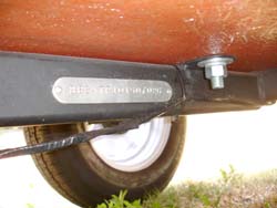METAL IDENTIFICATION PLATE