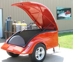 FINISHED ROADSTER FIBERGLASS TRAILER