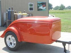 JOHN DELAUGHTER'S FINISHED ROADSTER TRAILER