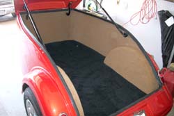 JOHN DELAUGHTER'S FINISHED ROADSTER TRAILER